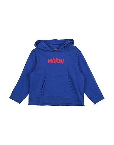 MARNI Hooded track jacket  Blue 100% Cotton