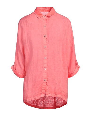 120% LINO Linen shirt Coral 100% Linen