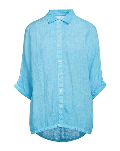 120% LINO Linen shirt Turquoise 100% Linen
