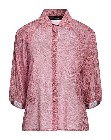 FEDERICA TOSI Patterned shirts & blouses Fuchsia 100% Silk