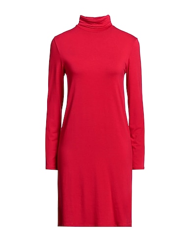 MAJESTIC FILATURES Short dress Garnet 94% Viscose, 6% Elastane