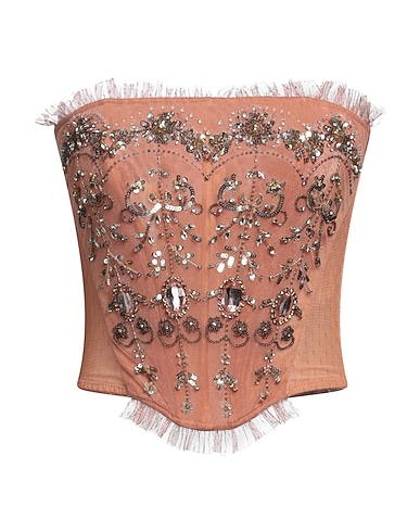 ELISABETTA FRANCHI Bustier 100% Polyester, Polyamide, Plastique, Verre, Laiton