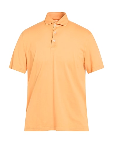 FEDELI Polo shirt Apricot 100% Cotton