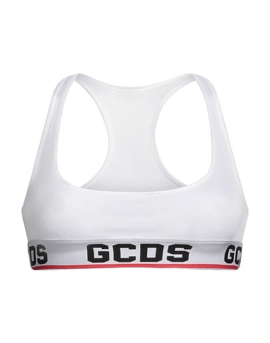 GCDS Reggiseno Bianco 100% Cotone