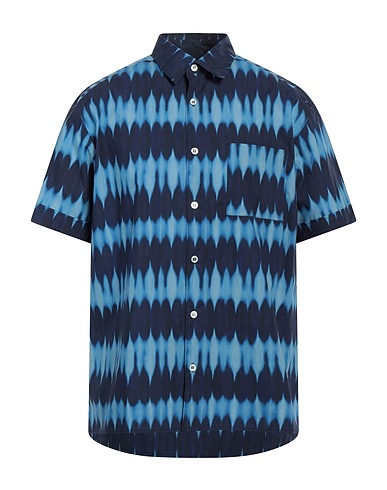 A.P.C. Chemise fantaisie Bleu marine 100% Coton