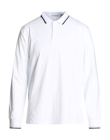 CASHMERE COMPANY Polo Blanc 100% Coton