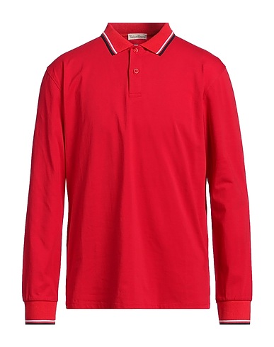 CASHMERE COMPANY Polo shirt Red 100% Cotton