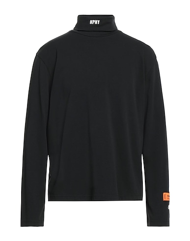 HERON PRESTON T-shirt Black 100% Cotton, Polyester