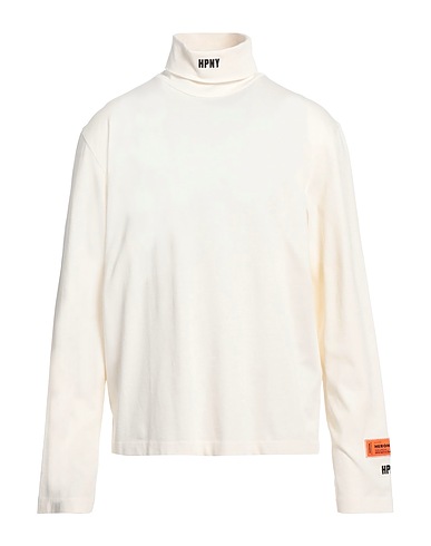 HERON PRESTON T-shirt Avorio 100% Cotone, Poliestere