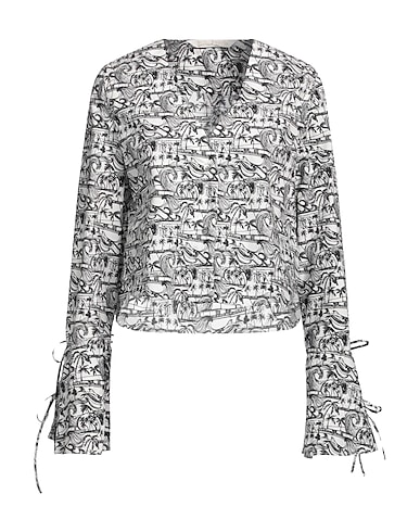 PALM ANGELS Floral shirts & blouses Black 100% Cotton