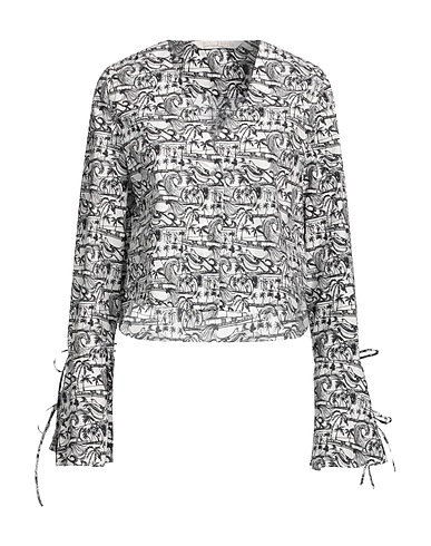 PALM ANGELS Рубашки и блузки с цветочным рисунком 100% Хлопок