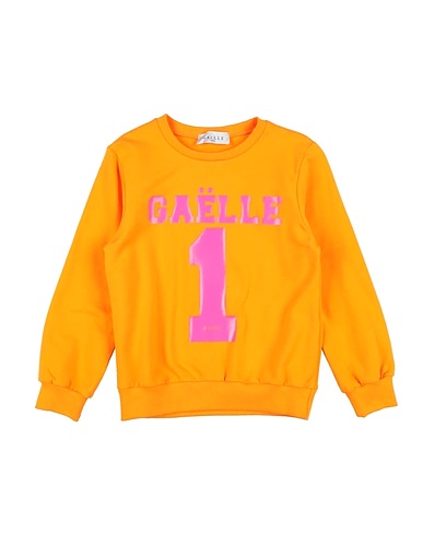 GAëLLE Paris Sweatshirt Orange 96% Cotton, 4% Elastane