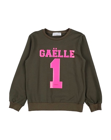 GAëLLE Paris Sweatshirt Militärgrün 96% Baumwolle, 4% Elastan