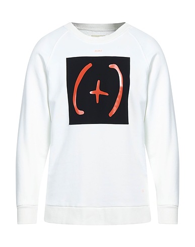 (+) PEOPLE Sweatshirt White 100% Cotton, Elastane