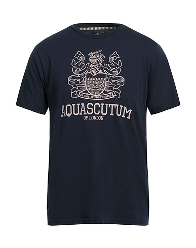AQUASCUTUM ACTIVE T-shirt Navy blue 100% Cotton