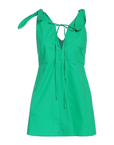ERIKA CAVALLINI Top Verde 97% Cotone, 3% Elastan