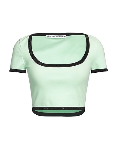ALEXANDER WANG T-shirt Light green 92% Polyamide, 8% Elastane