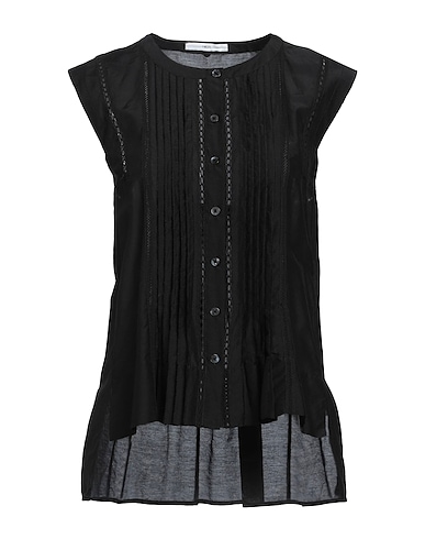 HIGH Lace shirts & blouses USE Black 70% Cotton, 30% Silk