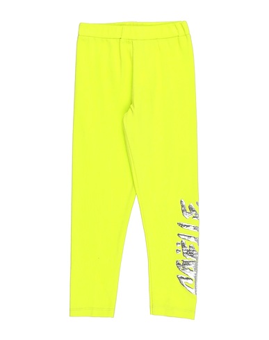 GAëLLE Paris Leggings Verde lime 95% Cotone, 5% Elastan