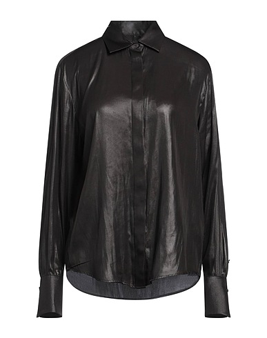 BCBGMAXAZRIA Camisas y blusas lisas Negro 100% Poliéster