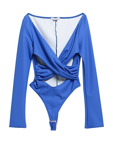 ALESSANDRO VIGILANTE TOPWEAR Navy blue 52% Polyester, 45% Polyurethane, 3% Elastane