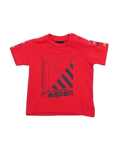 ASPEN POLO CLUB T-shirt Red 95% Cotton, 5% Elastane