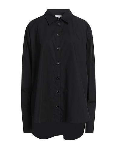 PATRIZIA PEPE Solid colour shirts & blouses Black 100% Cotton