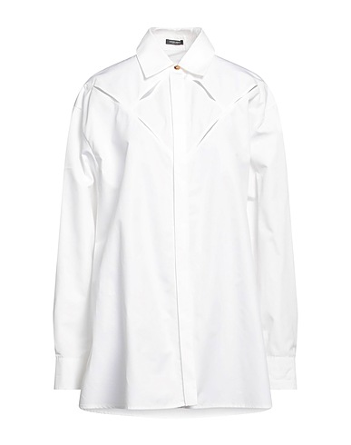 VERSACE Chemises et chemisiers de couleur unie 100% Coton