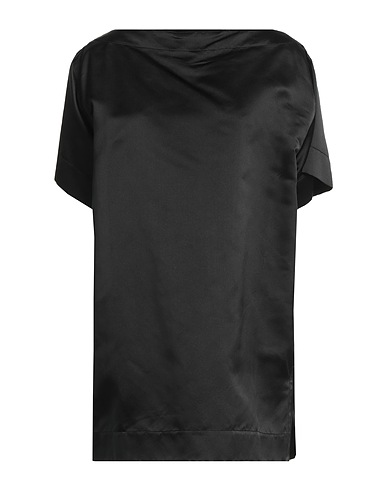 SA SU PHI Top Nero 100% Seta