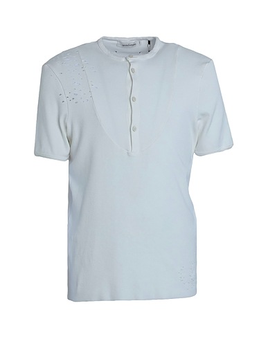 NOSTRASANTISSIMA T-shirt White 95% Cotton, 5% Elastane