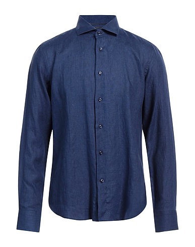 EREDI Camicia in lino Blu navy 100% Lino