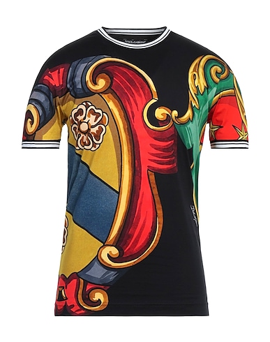 DOLCE&GABBANA T-shirt Black 96% Cotton, 4% Elastane