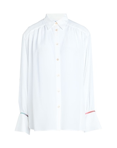 PS PAUL SMITH Shirts White 75% Acetate, 25% Silk