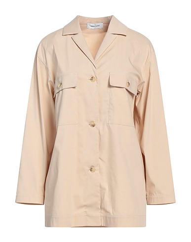 GRAN SASSO Camicie e bluse tinta unita Beige 78% Cotone, 18% Poliammide, 4% Elastan