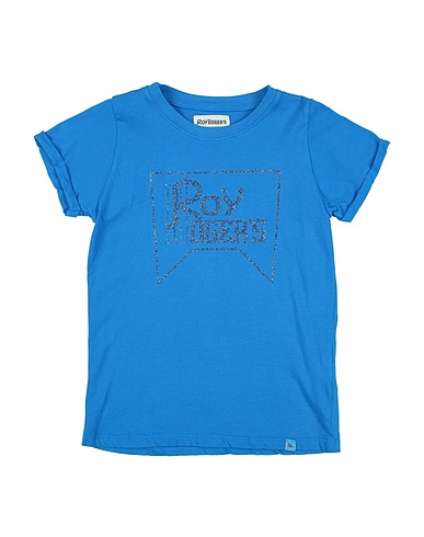 ROŸ ROGER'S T-Shirt Azurblau 100% Baumwolle