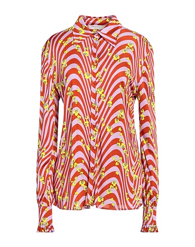 PHILOSOPHY di LORENZO SERAFINI Camicia a righe Lilla 100% Viscosa