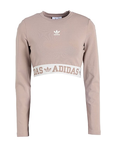 ADIDAS ORIGINALS Top SLIM LS TEE
 Taupe 93% Cotton, 7% Elastane