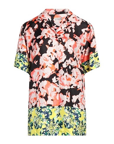 DRIES VAN NOTEN Floral shirts & blouses Coral 100% Silk