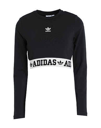 ADIDAS ORIGINALS Top SLIM LS TEE
 Black 93% Cotton, 7% Elastane