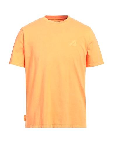 AUTRY Basic T-Shirt Orange 100% Cotton