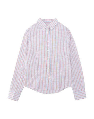 ROŸ ROGER'S Patterned shirt Sky blue 100% Cotton