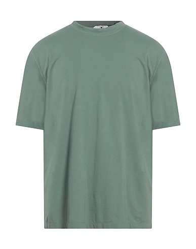 KIRED Basic T-shirt Sage green 92% Cotton, 8% Elastane