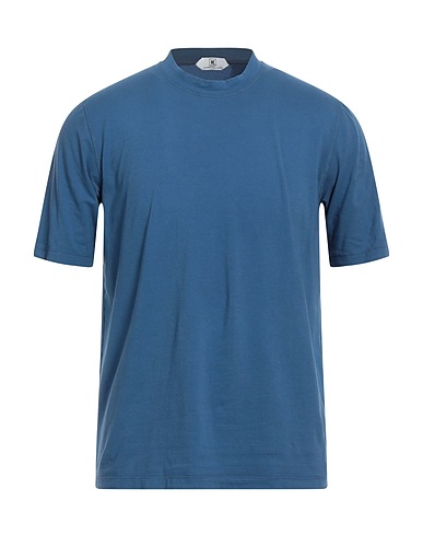 KIRED Basic T-Shirt Navy blue 92% Cotton, 8% Elastane