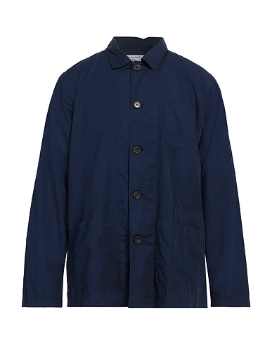 UNIVERSAL WORKS Solid color shirt Navy 100% Organic cotton