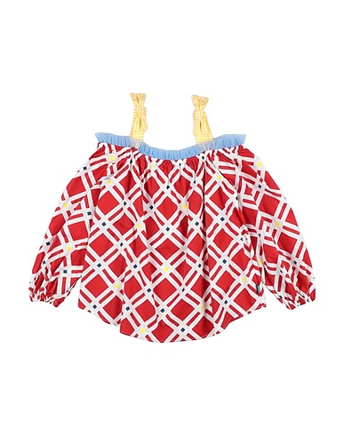 SIMONETTA Top Red 100% Cotton, Polyamide