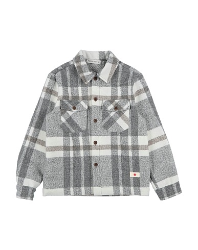 MANUEL RITZ Hemd mit Muster Hellgrau 88% Polyester, 9% Acryl, 3% Andere Fasern