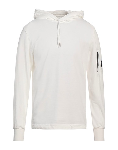 C.P. COMPANY Sweatshirt Ivory 100% Cotton