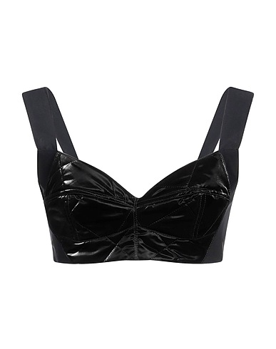 DOLCE&GABBANA Top Black 57% Polyamide, 19% Polyester, 13% Elastane, 11% Polyurethane