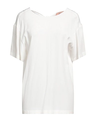 N°21 Top White 69% Acetate, 31% Silk