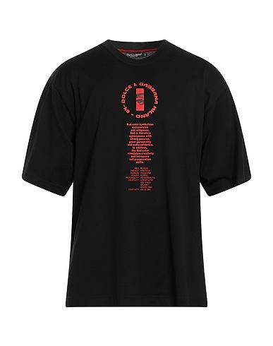 DOLCE&GABBANA T-shirt Nero 100% Cotone
